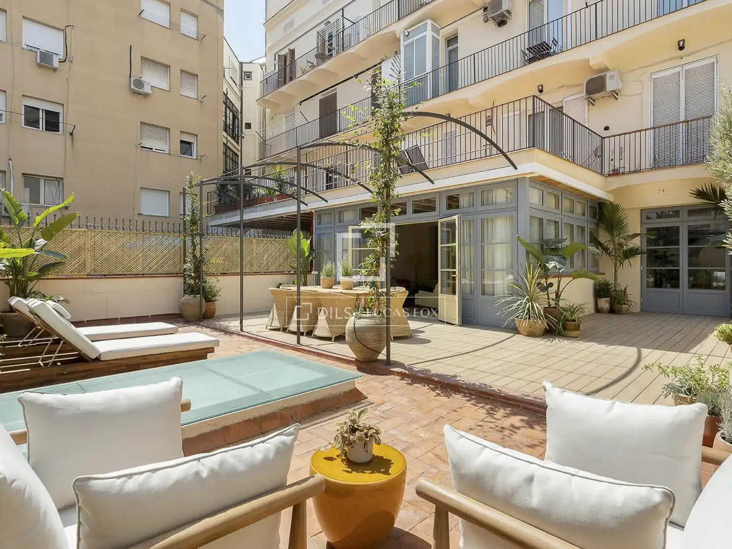 Terrace of Flat for sale in Barcelona  with Air Conditioner, Heating and Parquet flooring