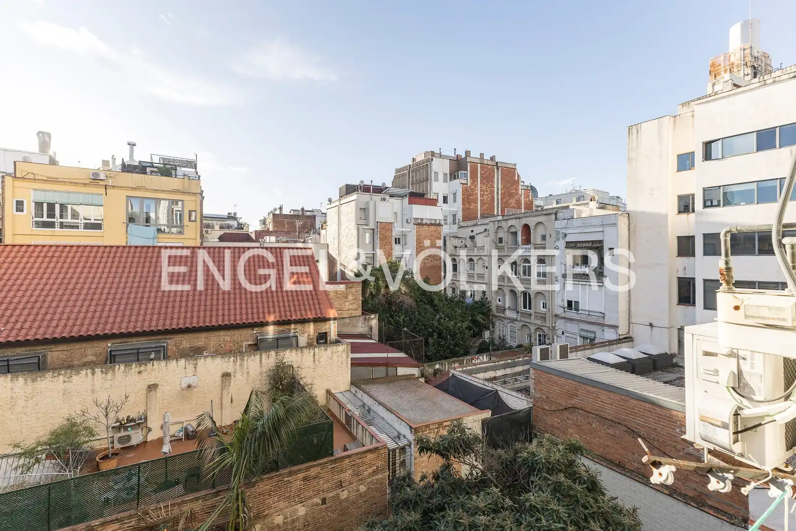 Terrasse von Wohnung zur Miete in Barcelona mit Klimaanlage, Heizung und Parkett