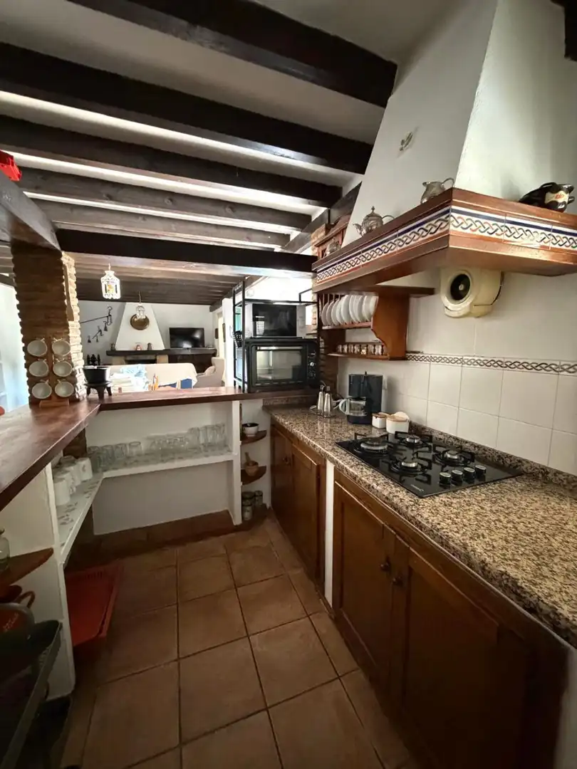 Cuina de Finca rústica en venda en Gaucín amb Jardí privat, Terrassa i Piscina