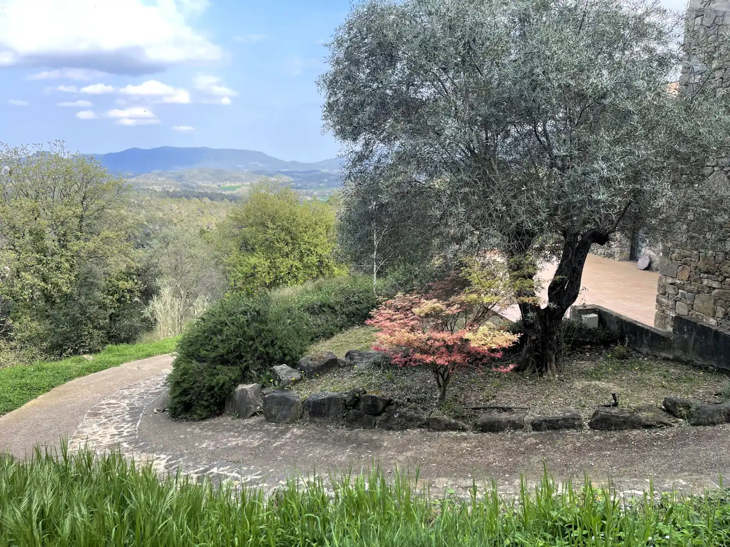 Jardí de Finca rústica en venda en Mieres (Girona) amb Calefacció, Parquet i Terrassa