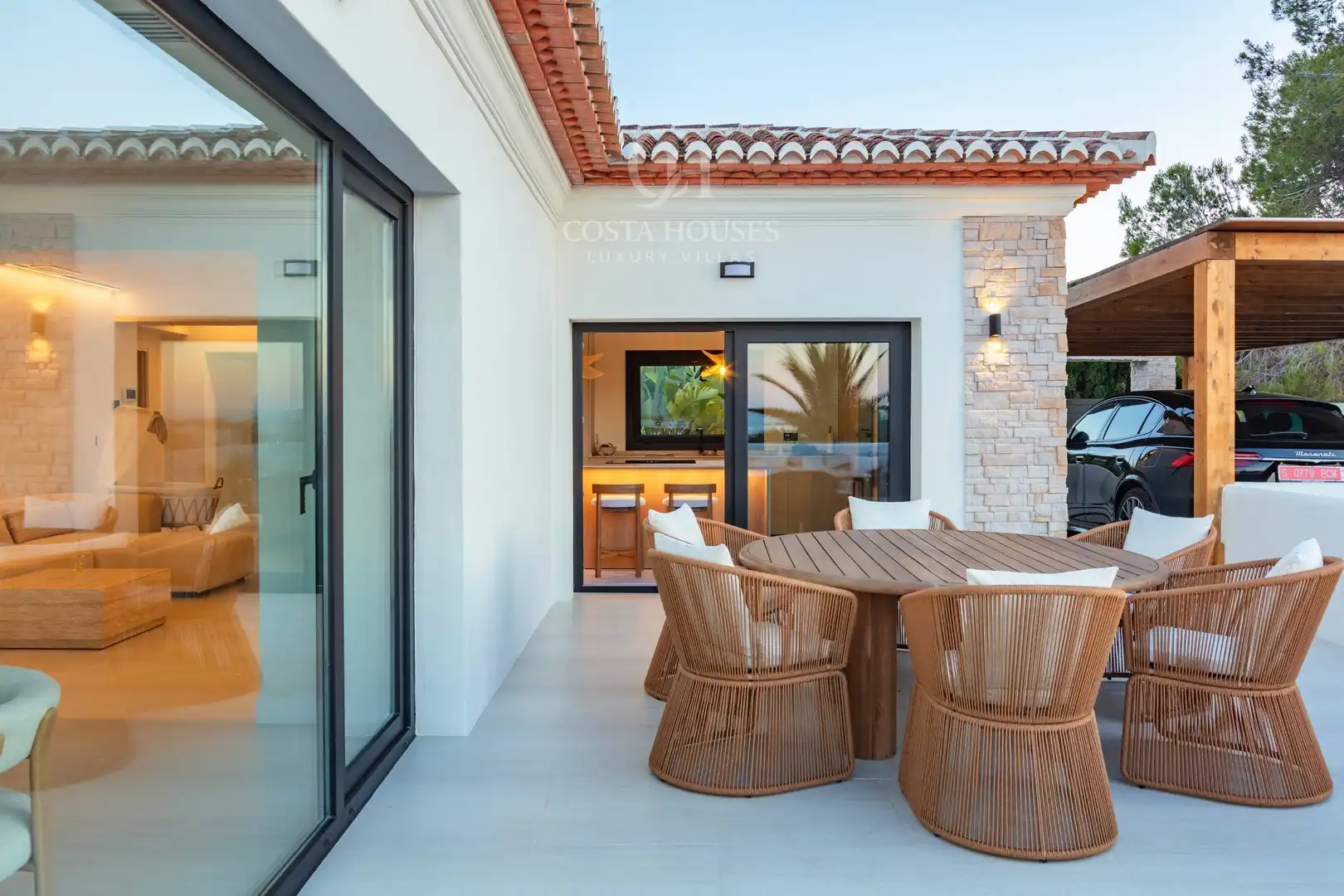 Terrace of Houses for sale in Jávea / Xàbia  with Air Conditioner, Heating and Private garden