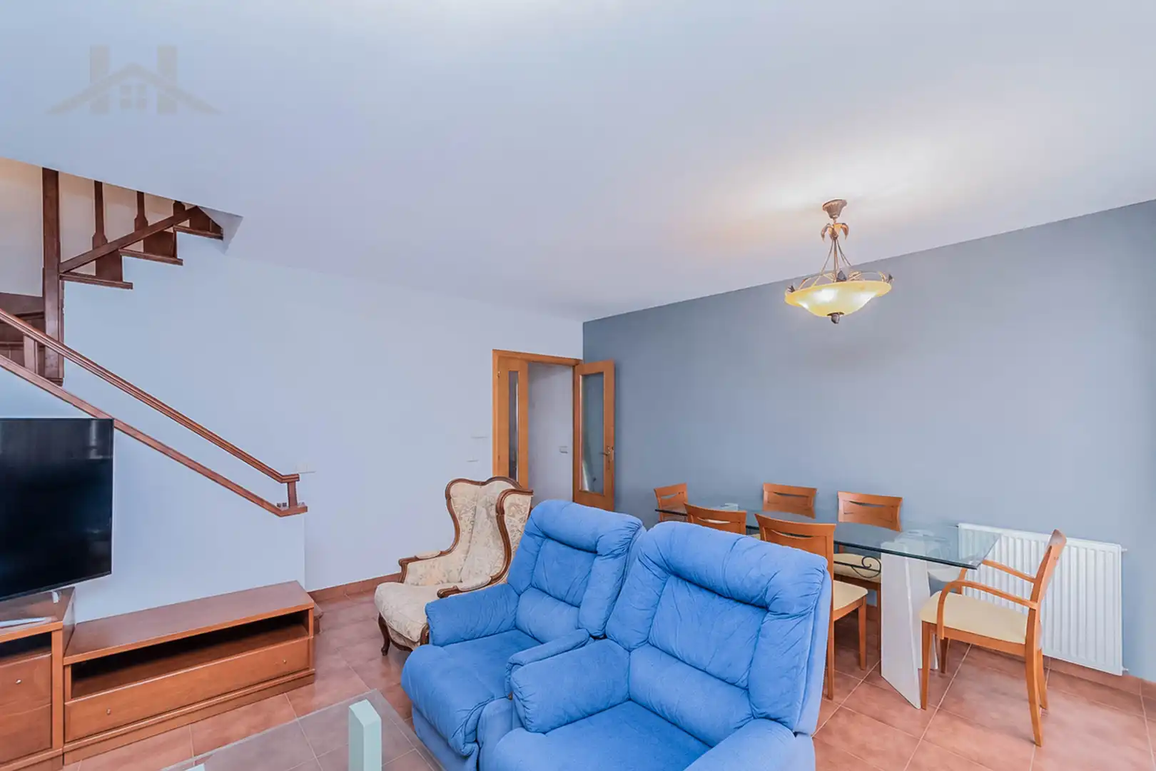 Sala de estar de Casa o chalet en venta en Valdemorillo con Aire acondicionado, Calefacción y Jardín privado