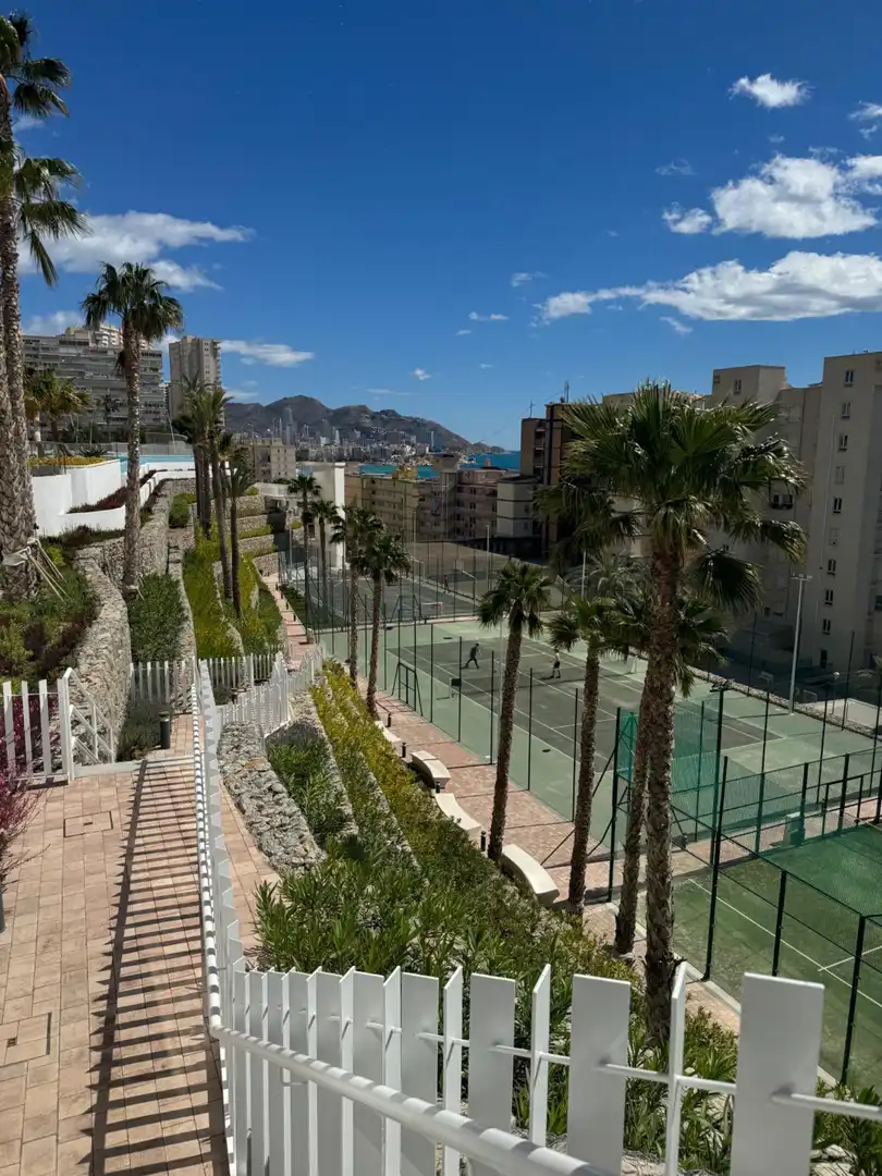 Exterior view of Apartments for rent in Benidorm  with Air Conditioner, Heating and Private garden