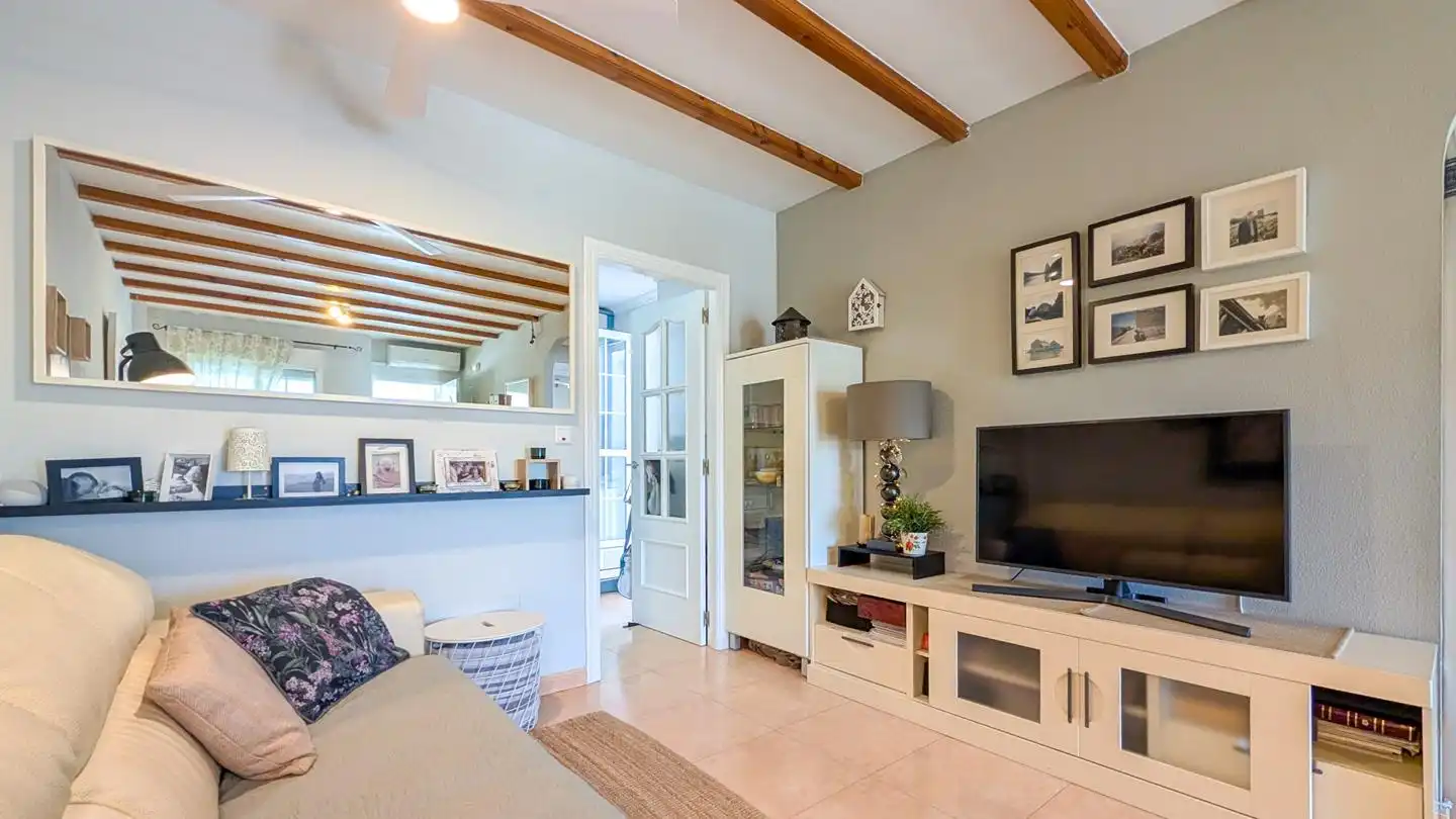 Sala de estar de Casa adosada en venta en Santa Pola con Aire acondicionado, Jardín privado y Terraza