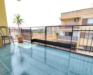 Terrace of Flat to rent in  Valencia Capital  with Air Conditioner, Heating and Terrace