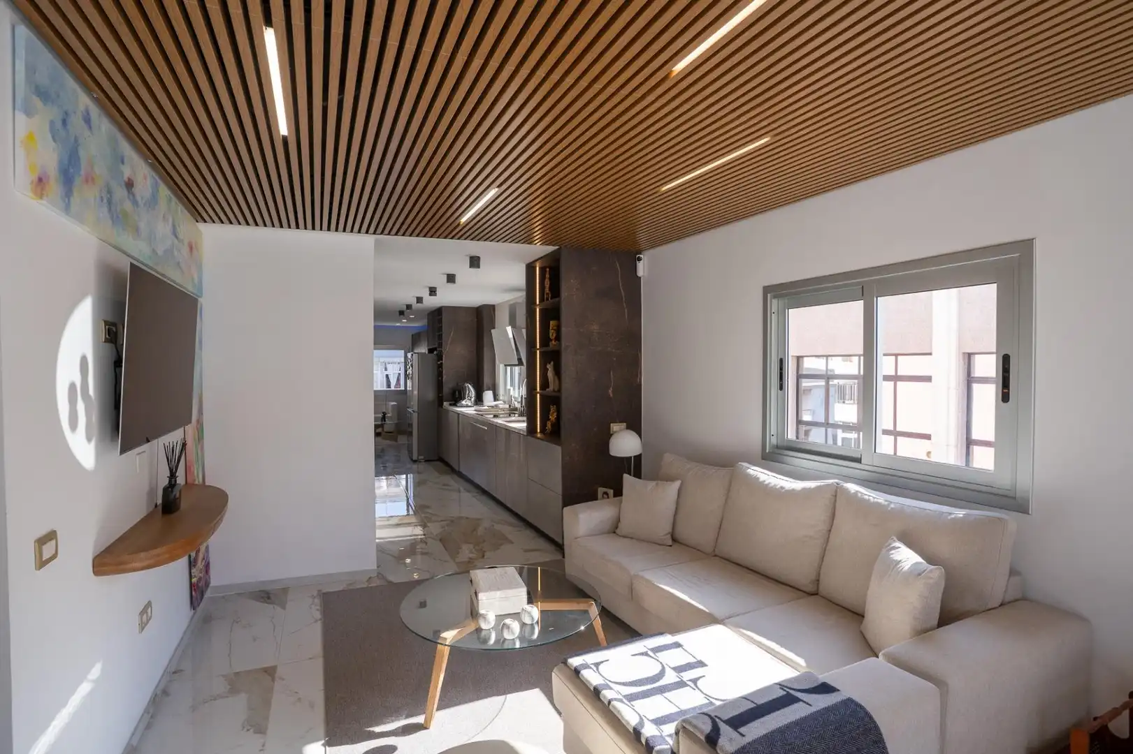 Sala d'estar de Àtic en venda en Santa Cruz de Tenerife amb Terrassa, Moblat i Balcó