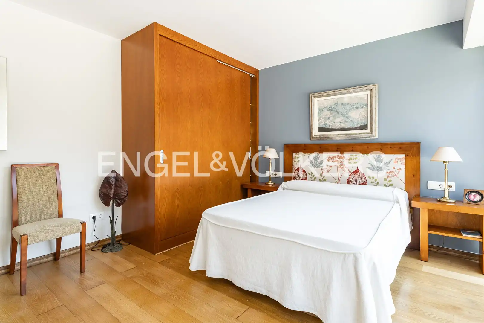 Dormitori de Casa adosada en venda en Sant Cugat del Vallès amb Calefacció, Jardí privat i Parquet