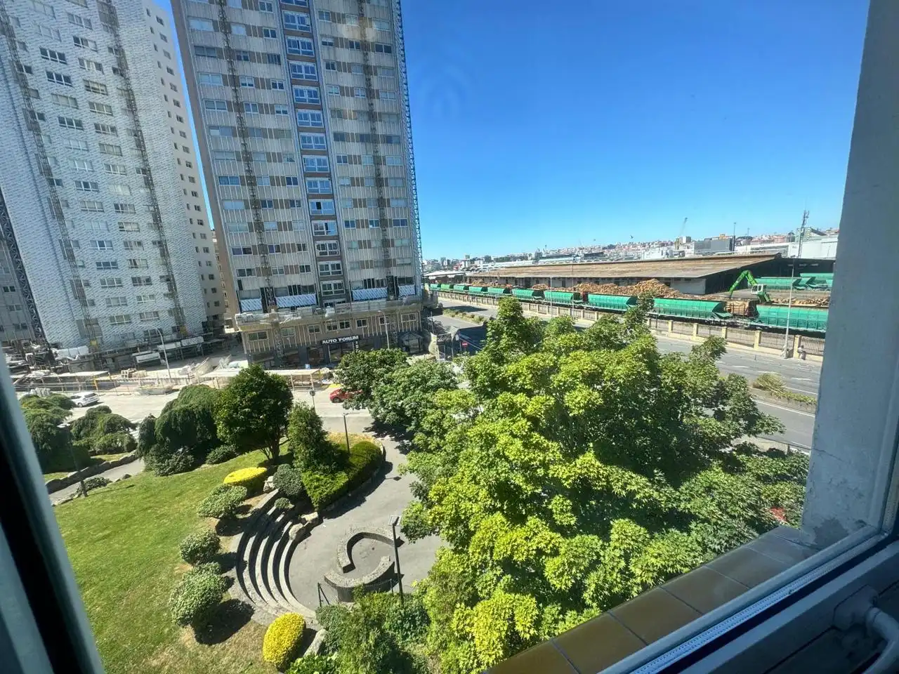 Exterior view of Flat for rent in A Coruña Capital   with Heating and Furnished