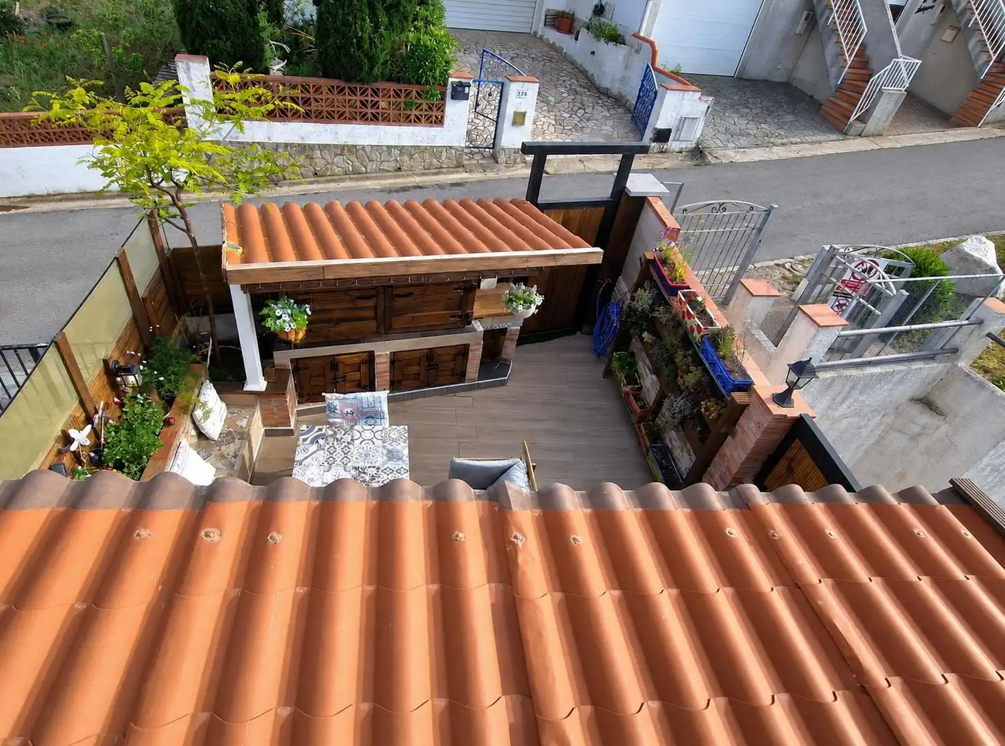 Terraza de Casa o chalet de alquiler en Roses con Aire acondicionado, Jardín privado y Terraza