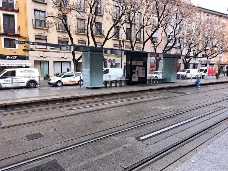Vista exterior de Garaje en venta en Zaragoza