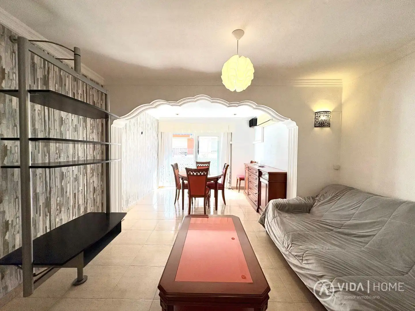 Sala d'estar de Pis en venda en Xeraco amb Aire condicionat, Terrassa i Moblat