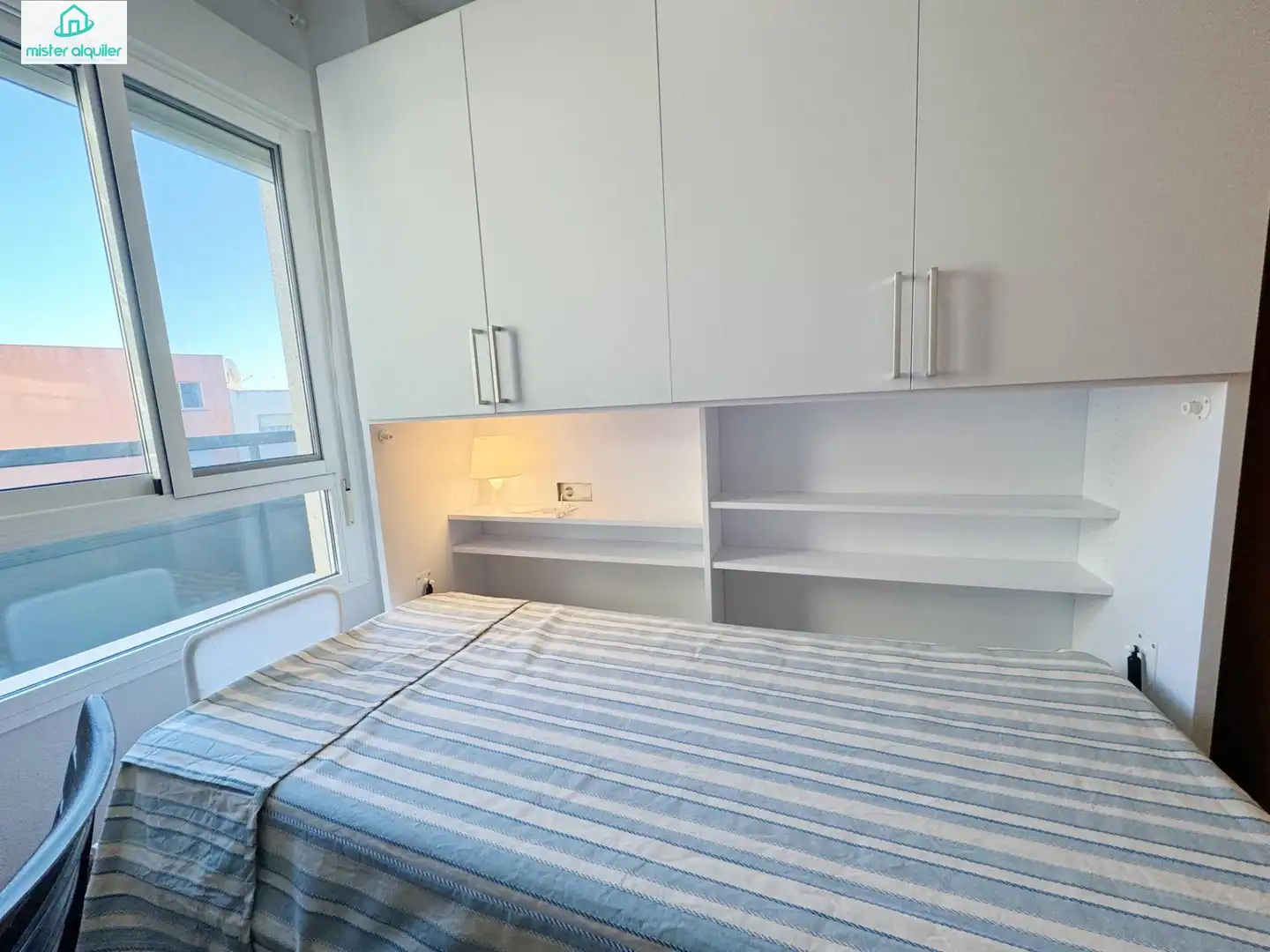 Bedroom of Apartments for rent in El Campello  with Air Conditioner, Private garden and Terrace
