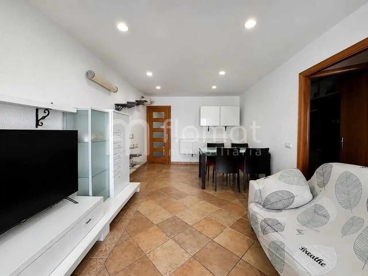 Sala de estar de Piso en venta en Malgrat de Mar con Aire acondicionado