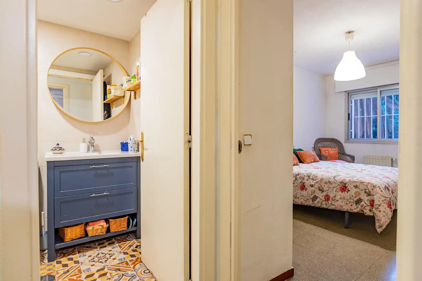 Bedroom of Flat for sale in Madrid  with Heating and Private garden