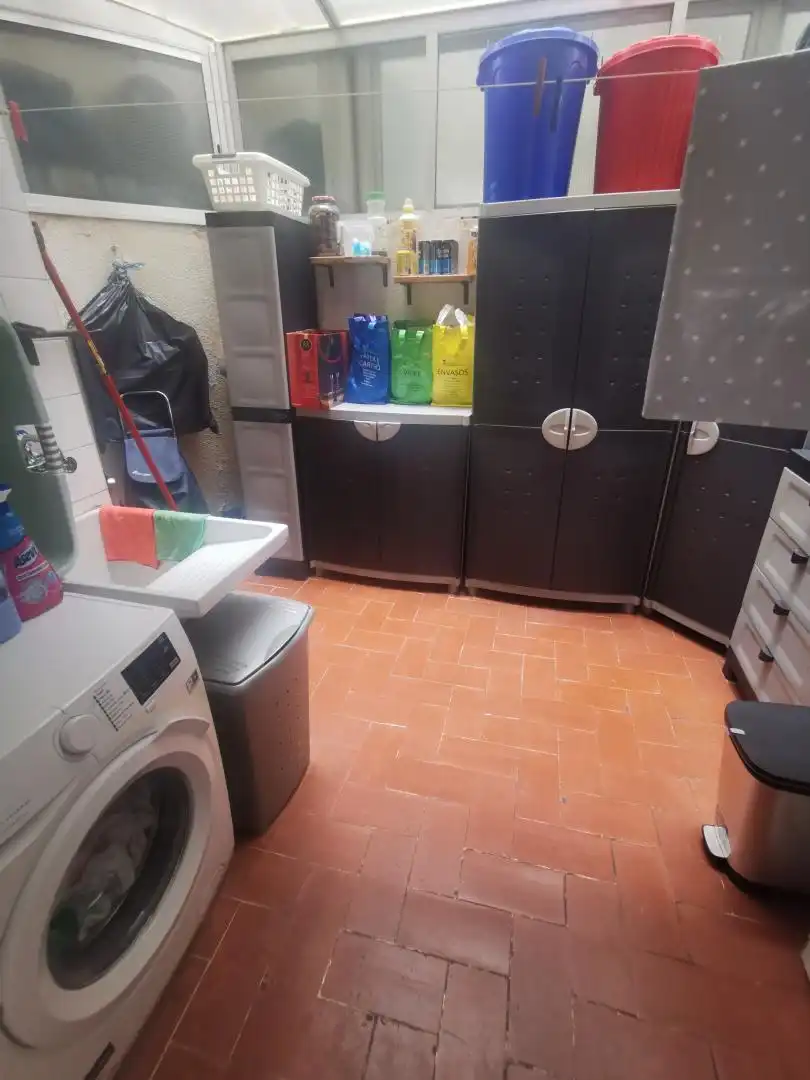 Kitchen of Flat for sale in Cornellà de Llobregat  with Air Conditioner, Heating and Terrace