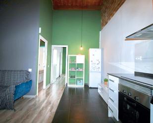 Kitchen of Flat to rent in  Barcelona Capital  with Parquet flooring, Furnished and Oven
