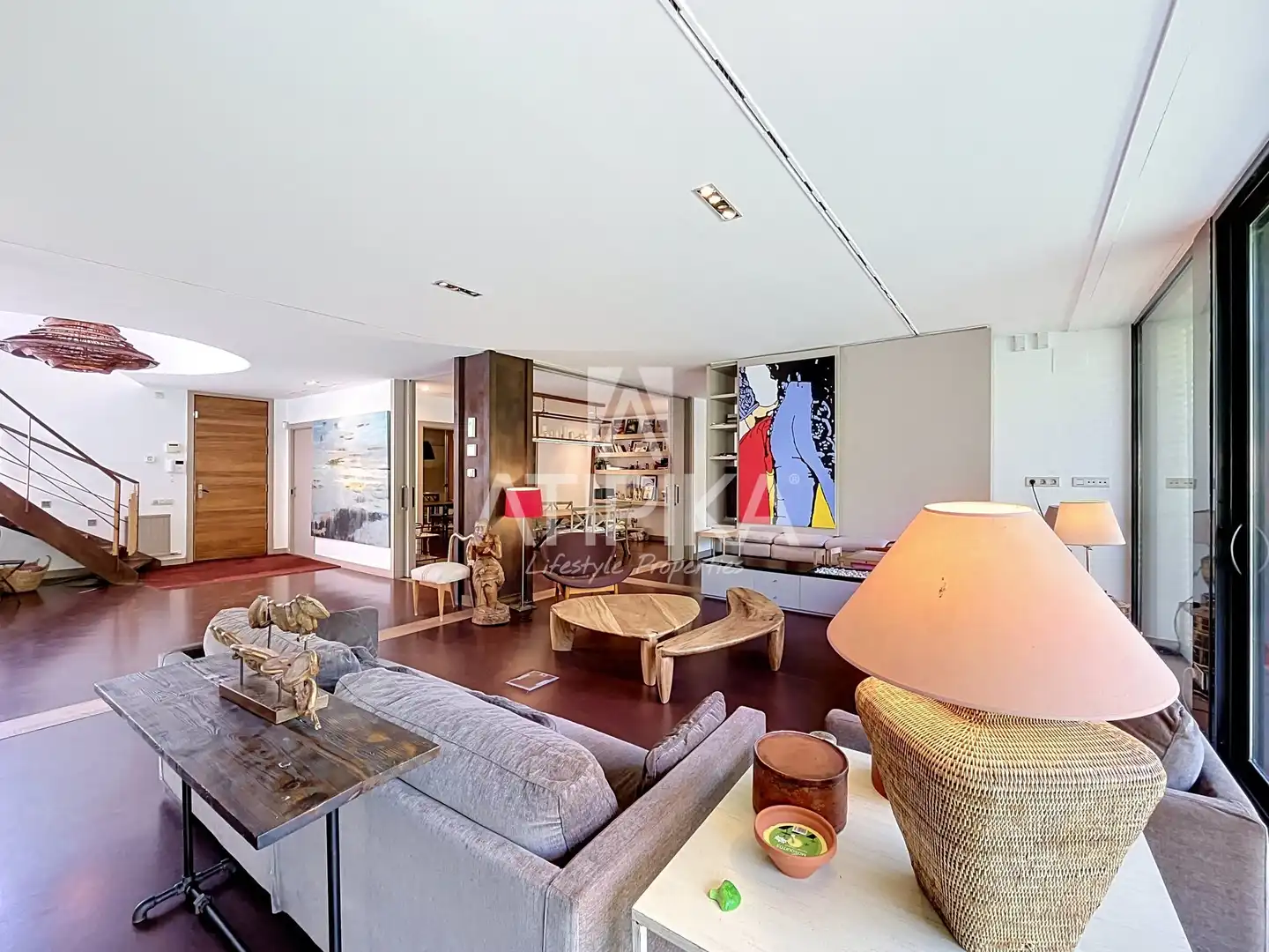 Sala d'estar de Casa o xalet de lloguer en Sitges amb Aire condicionat, Terrassa i Piscina