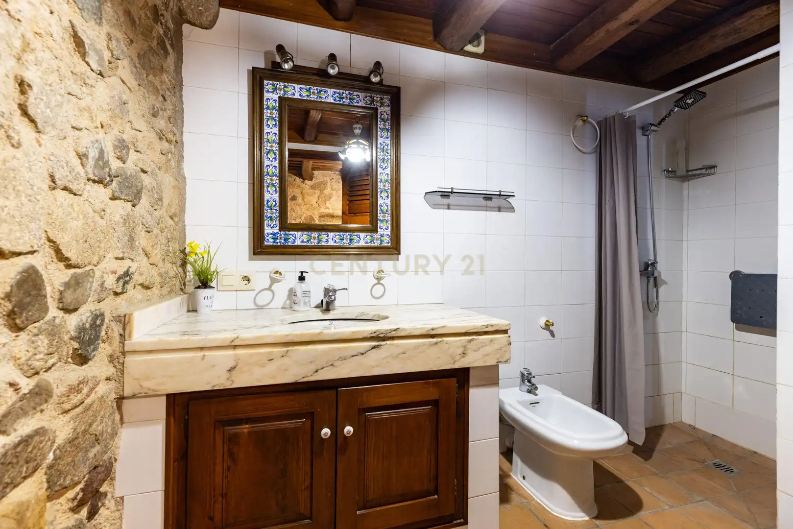 Bathroom of Country homes for sale in Llagostera, Girona