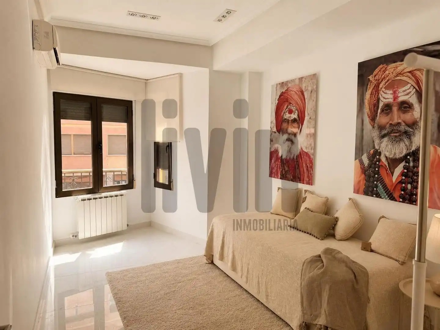 Schlafzimmer von Wohnung zur Miete in Jaén mit Klimaanlage, Terrasse und Möbliert