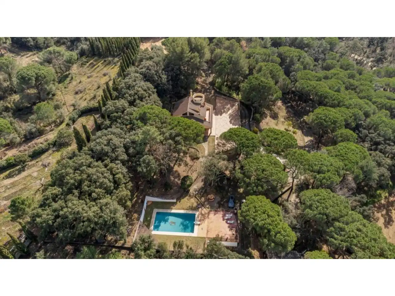 Jardí de Finca rústica en venda en Sant Feliu de Buixalleu amb Calefacció, Jardí privat i Terrassa