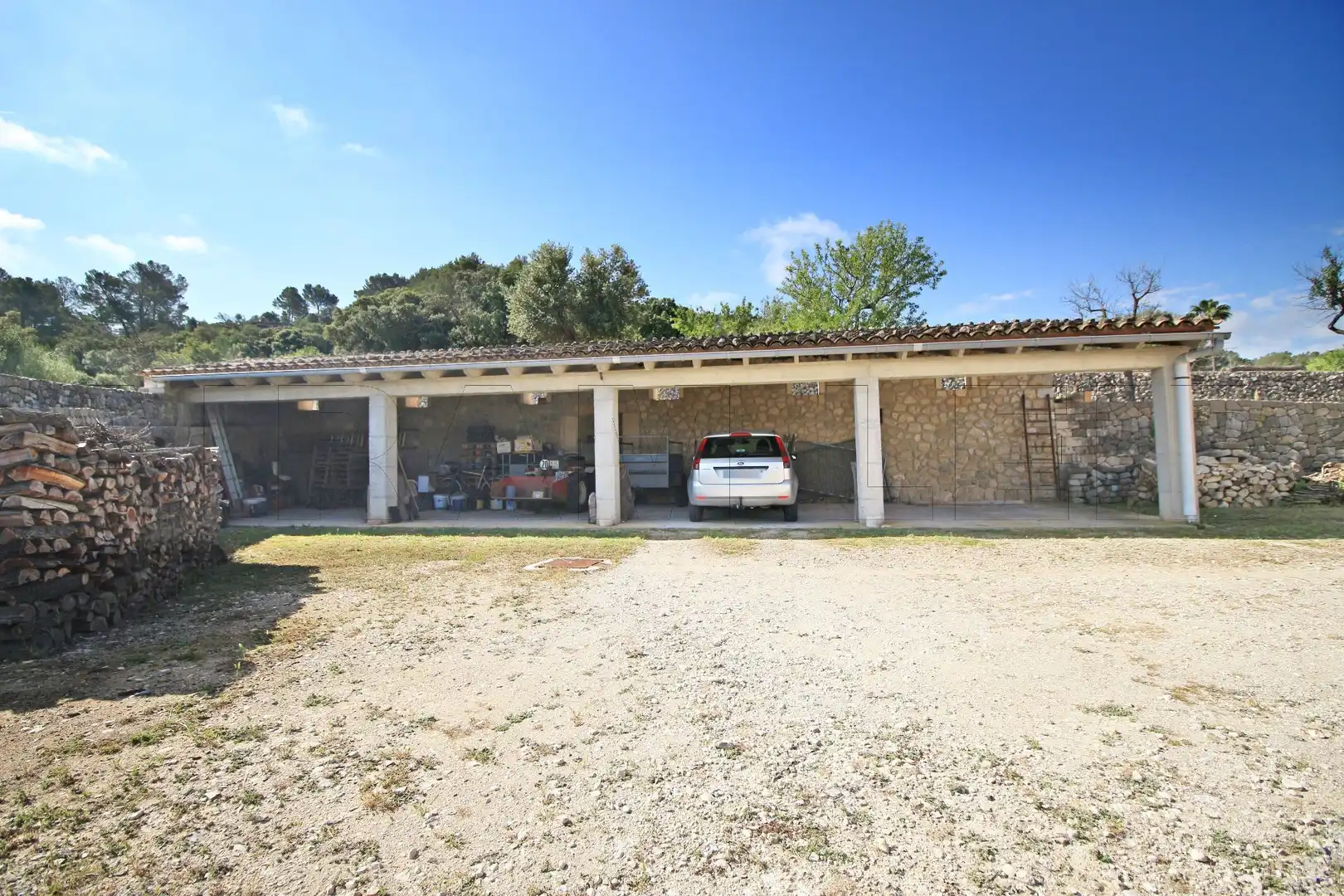 Vista exterior de Casa o chalet en venta en Selva con Terraza y Piscina