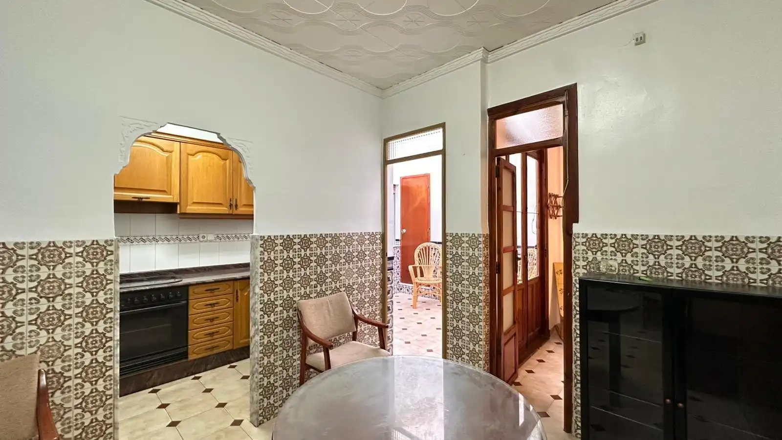 Kitchen of Houses for sale in L'Alcúdia  with Air Conditioner, Terrace and Storage room