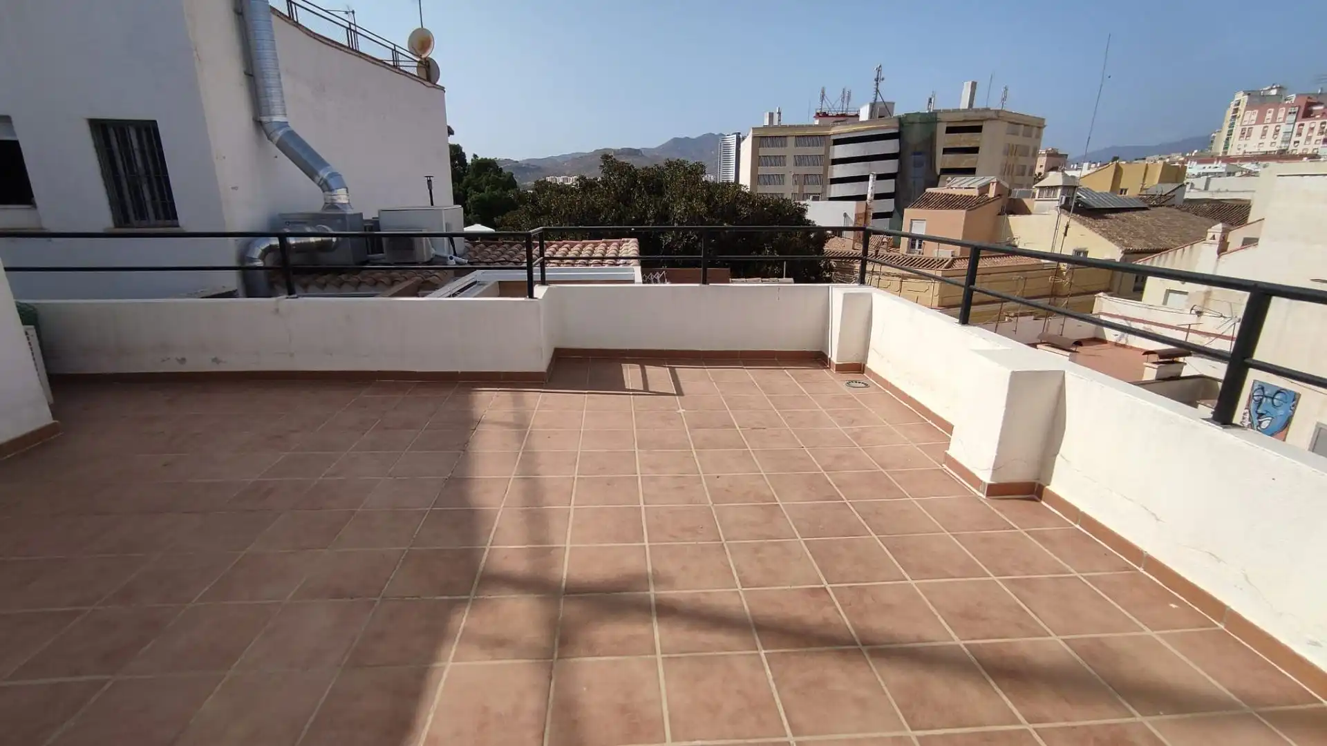 Terraza de Ático de alquiler en Málaga con Aire acondicionado, Calefacción y Terraza