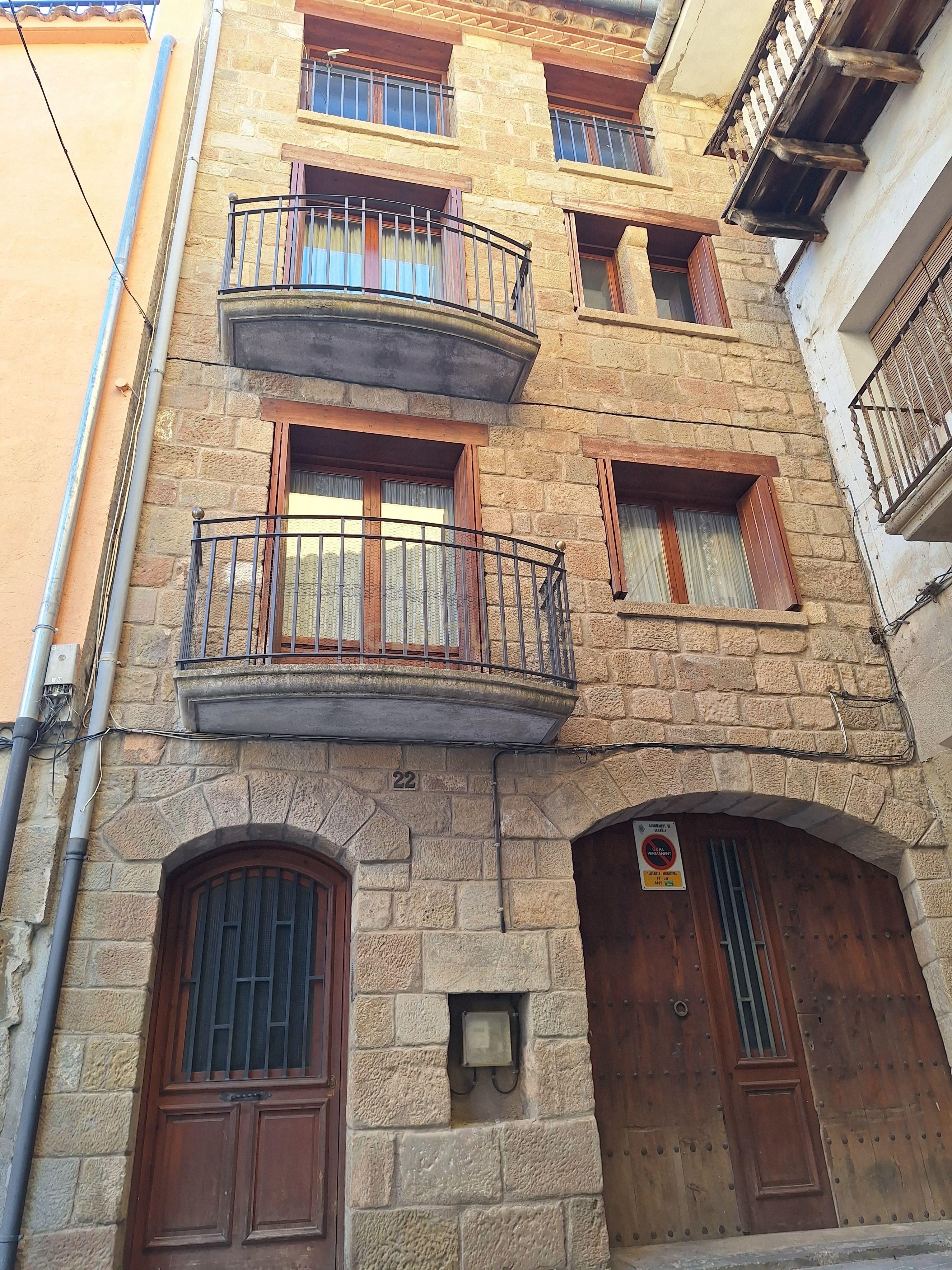 Vista exterior de Casa o xalet en venda en Sanaüja amb Terrassa