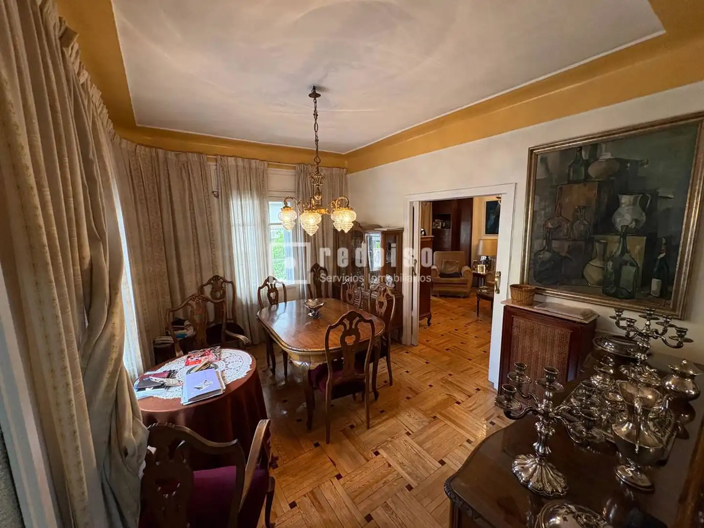 Comedor de Piso en venta en Madrid con Calefacción, Parquet y Terraza