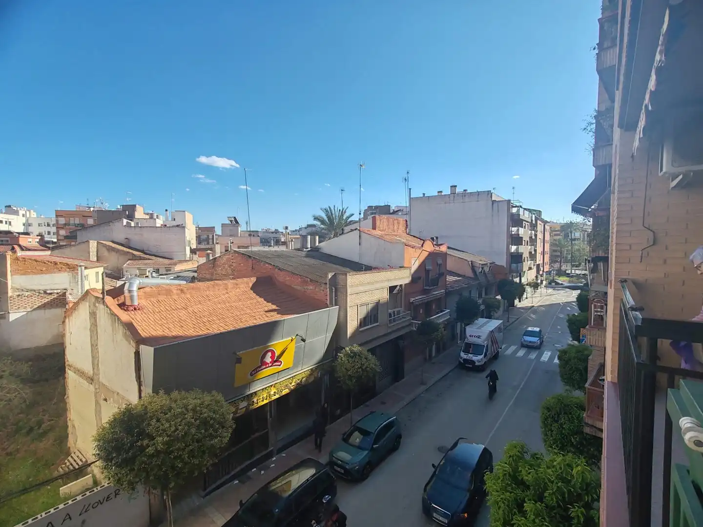 Vista exterior de Piso en venta en Molina de Segura con Balcón