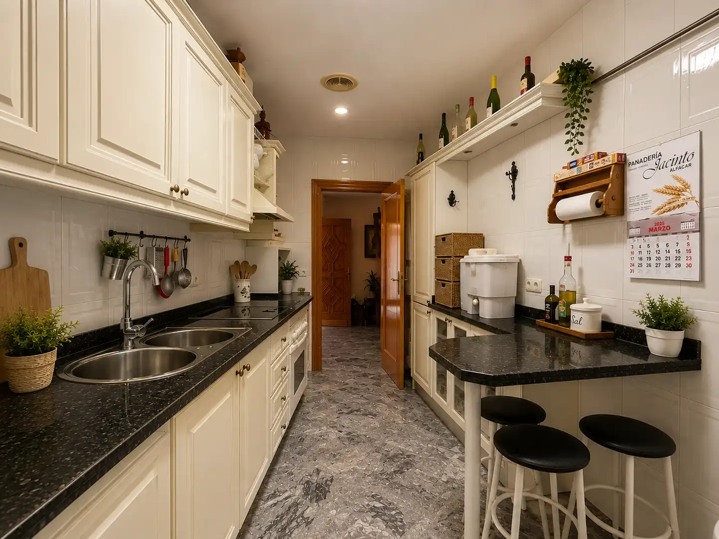 Cocina de Finca rústica en venta en Víznar con Jardín privado, Terraza y Trastero