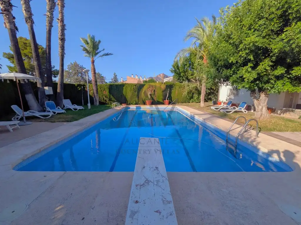 Piscina de Casa o xalet en venda en Petrer amb Aire condicionat, Calefacció i Jardí privat