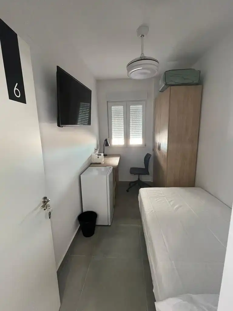 Schlafzimmer von Wohnung zur untervermieten in Murcia mit Klimaanlage, Heizung und Möbliert