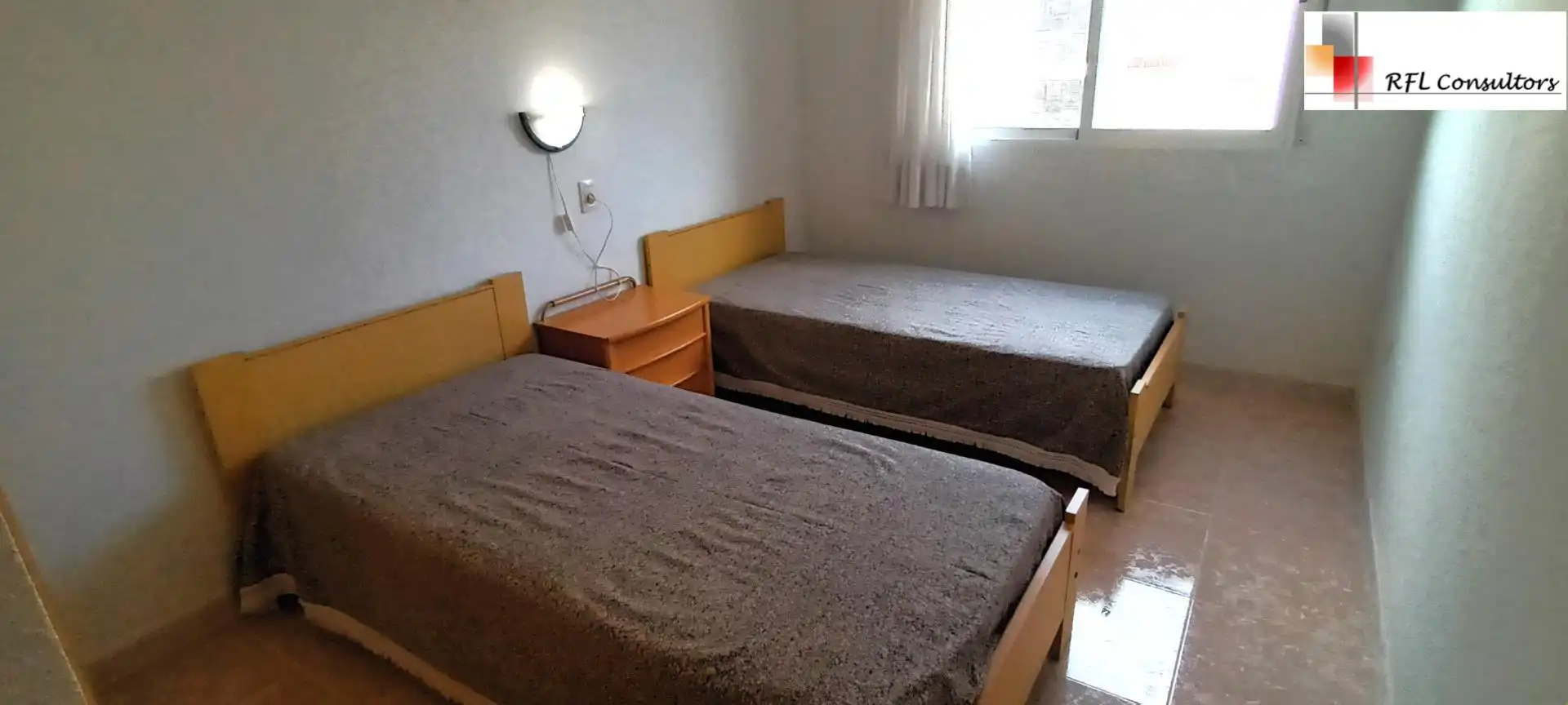 Schlafzimmer von Wohnungen zur Miete in Torreblanca mit Klimaanlage, Privatgarten und Terrasse