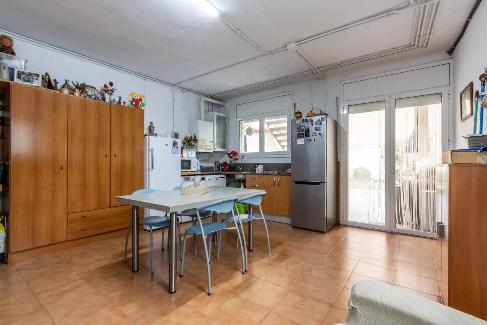 Cuina de Casa adosada en venda en Castellar del Vallès amb Aire condicionat, Calefacció i Jardí privat