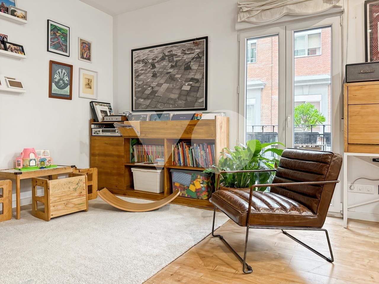 Sala de estar de Piso en venta en  Madrid Capital con Aire acondicionado, Calefacción y Balcón