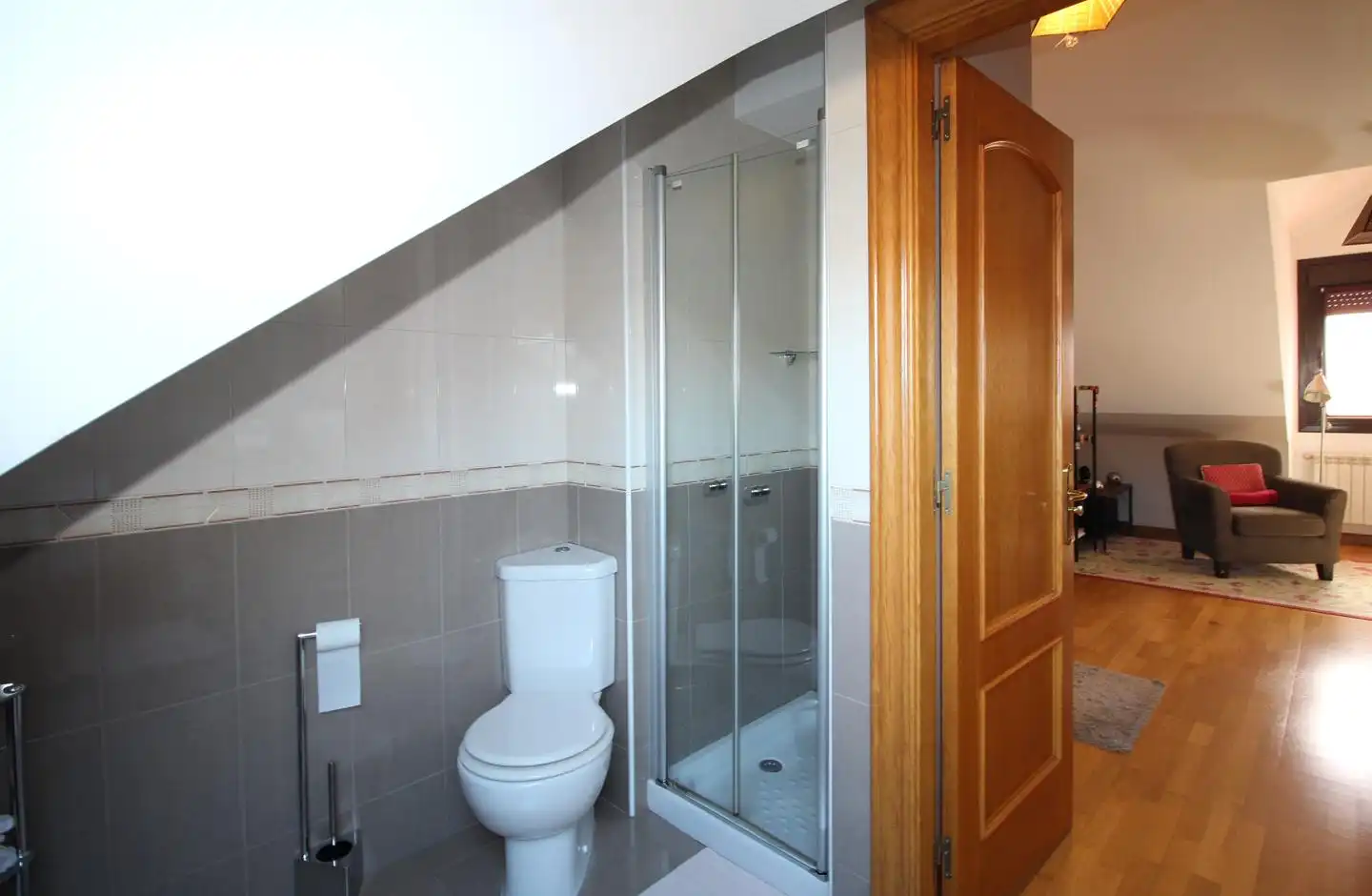 Baño de Casa adosada en venta en Gijón  con Calefacción y Terraza
