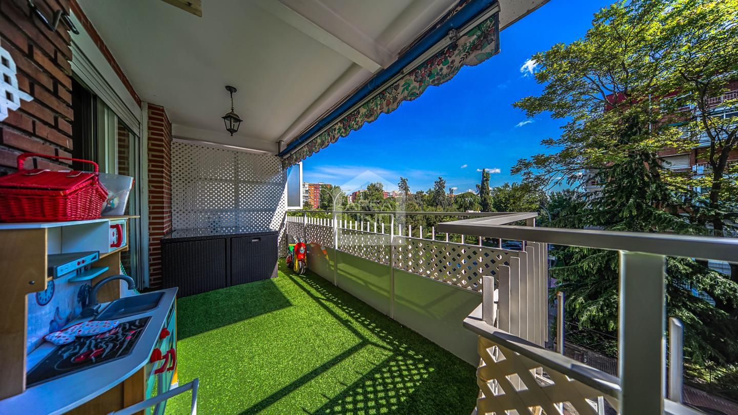 Terrace of Flat for sale in Alcorcón  with Air Conditioner, Heating and Parquet flooring