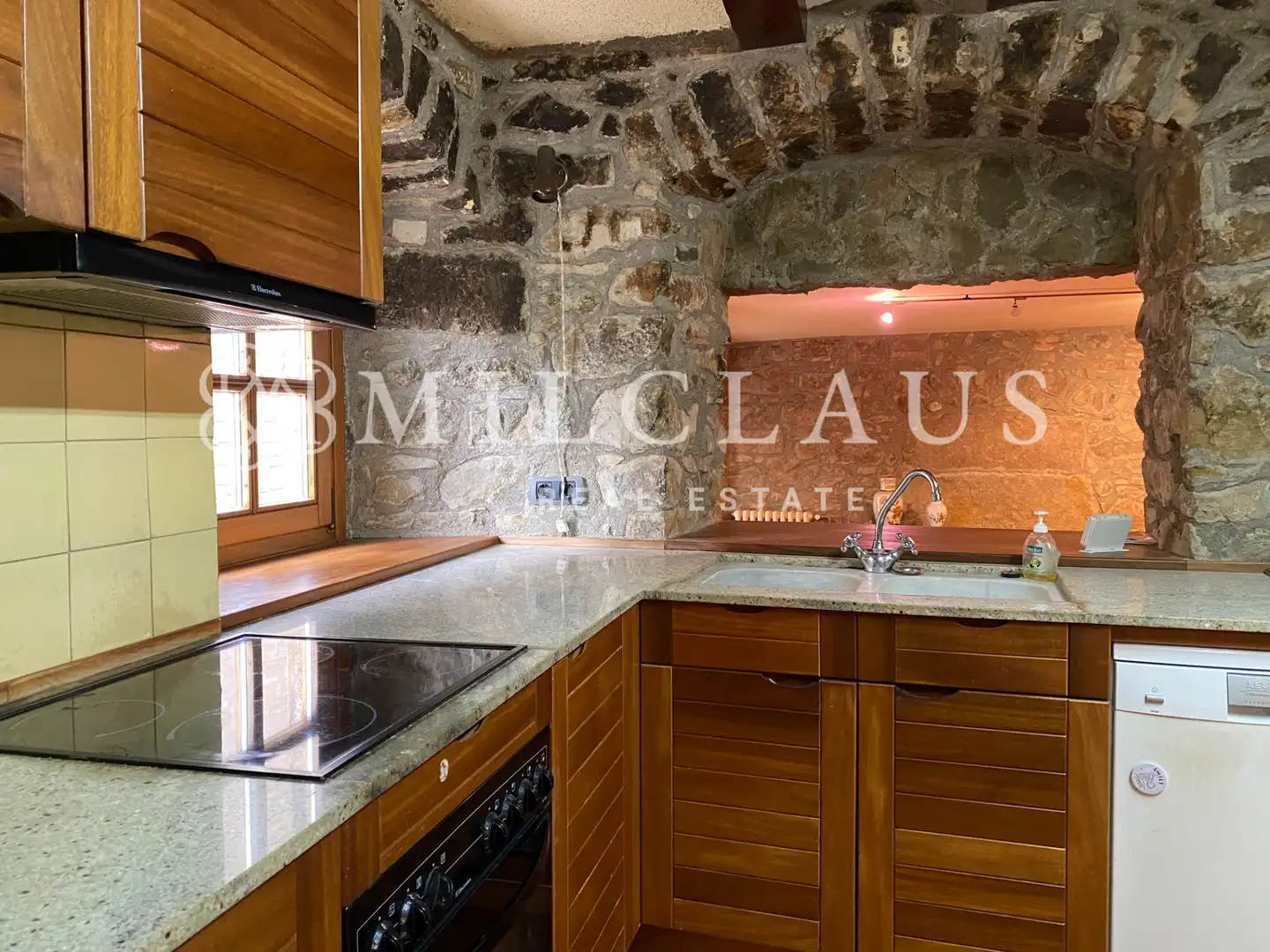 Cuina de Casa o xalet de lloguer en Talamanca amb Calefacció, Parquet i Forn
