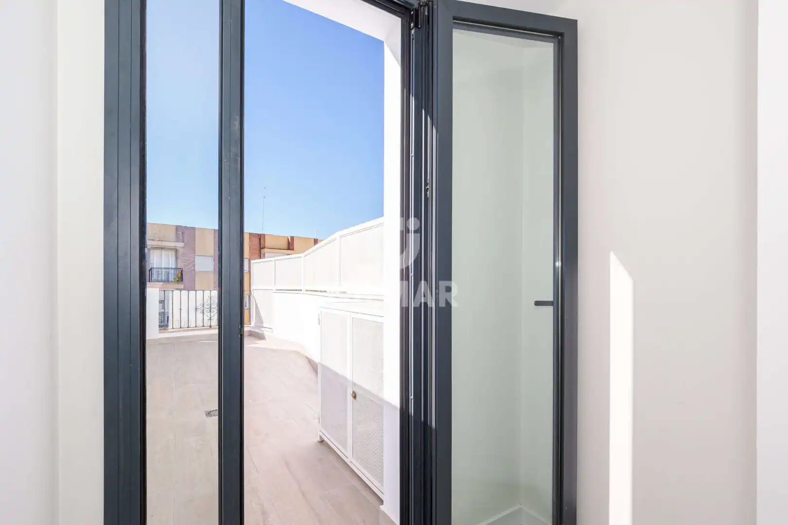 Balcony of Attic for sale in Sevilla  with Heating, Storage room and Swimming Pool