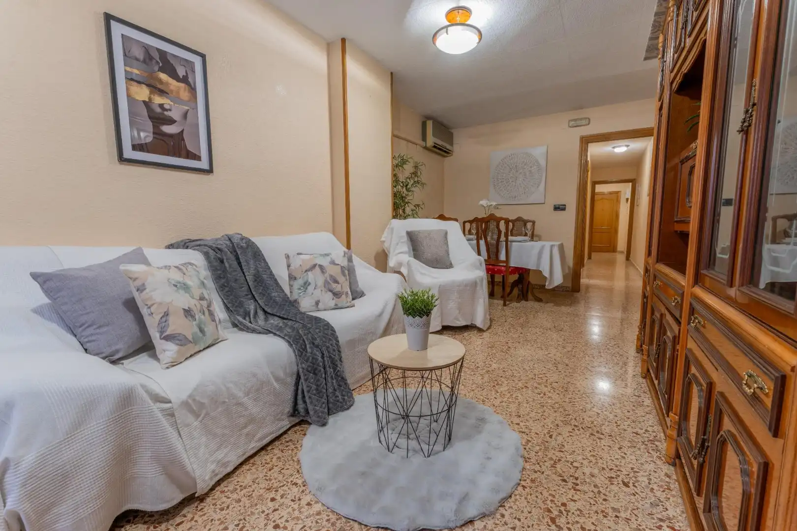Sala de estar de Piso en venta en Alicante / Alacant con Aire acondicionado