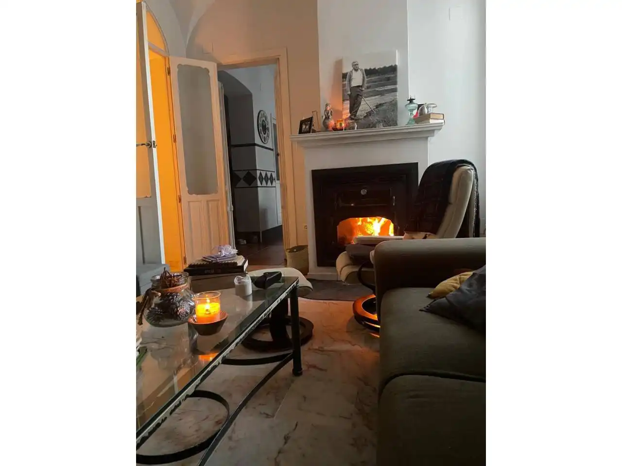Living room of Houses for sale in Don Benito  with Air Conditioner, Private garden and Swimming Pool