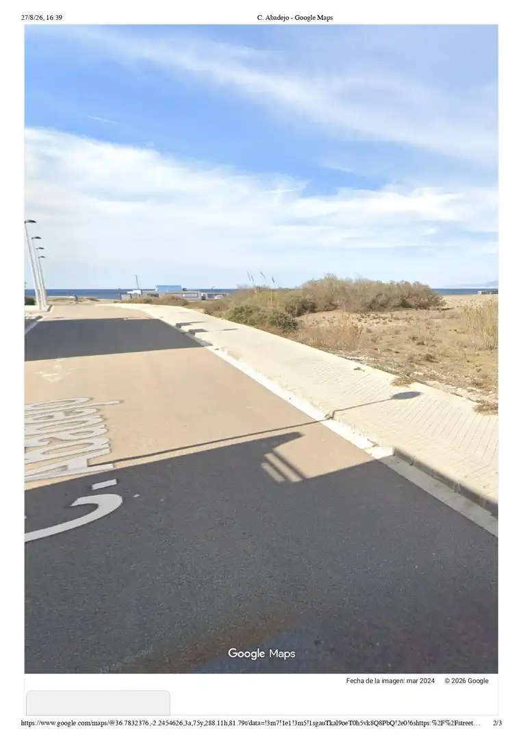 Terreno residencial en venta en Cabo de Gata