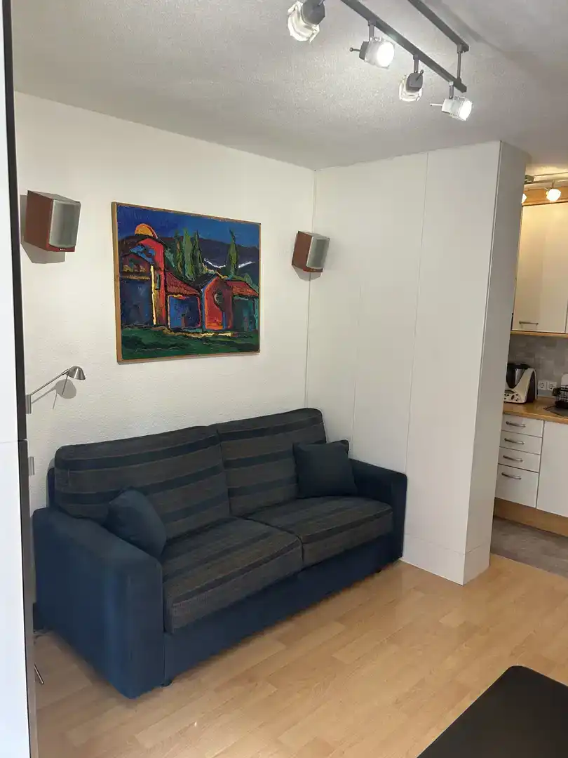 Sala d'estar de Estudi en venda en Madrid amb Aire condicionat, Parquet i Piscina