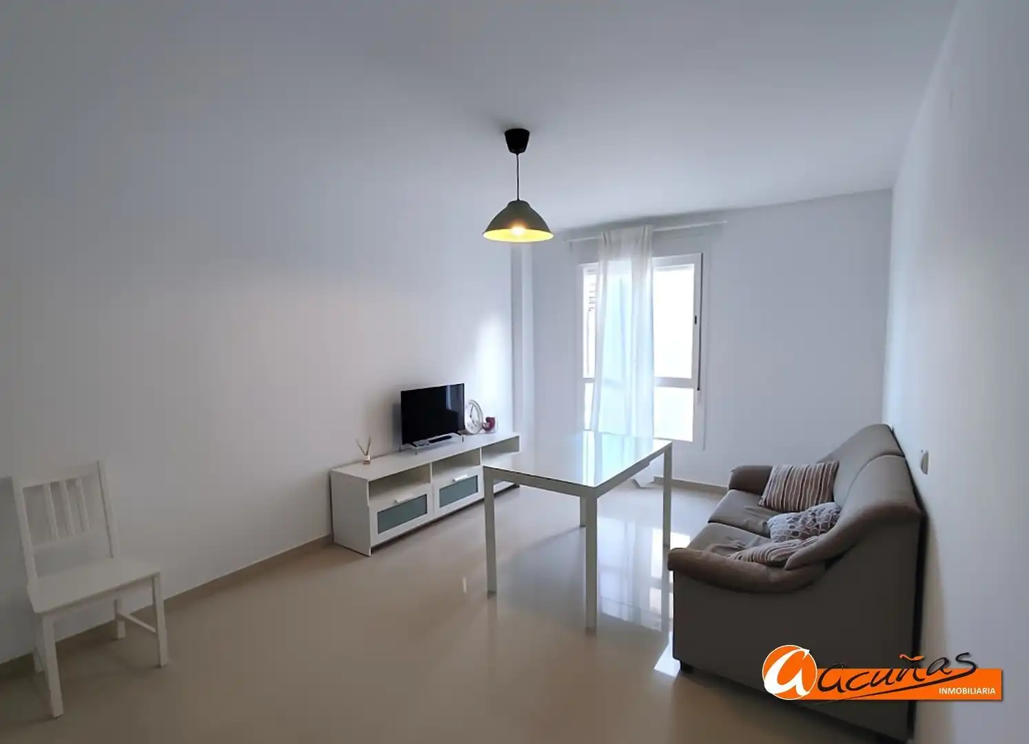 Sala d'estar de Pis de lloguer en Alameda amb Terrassa i Moblat