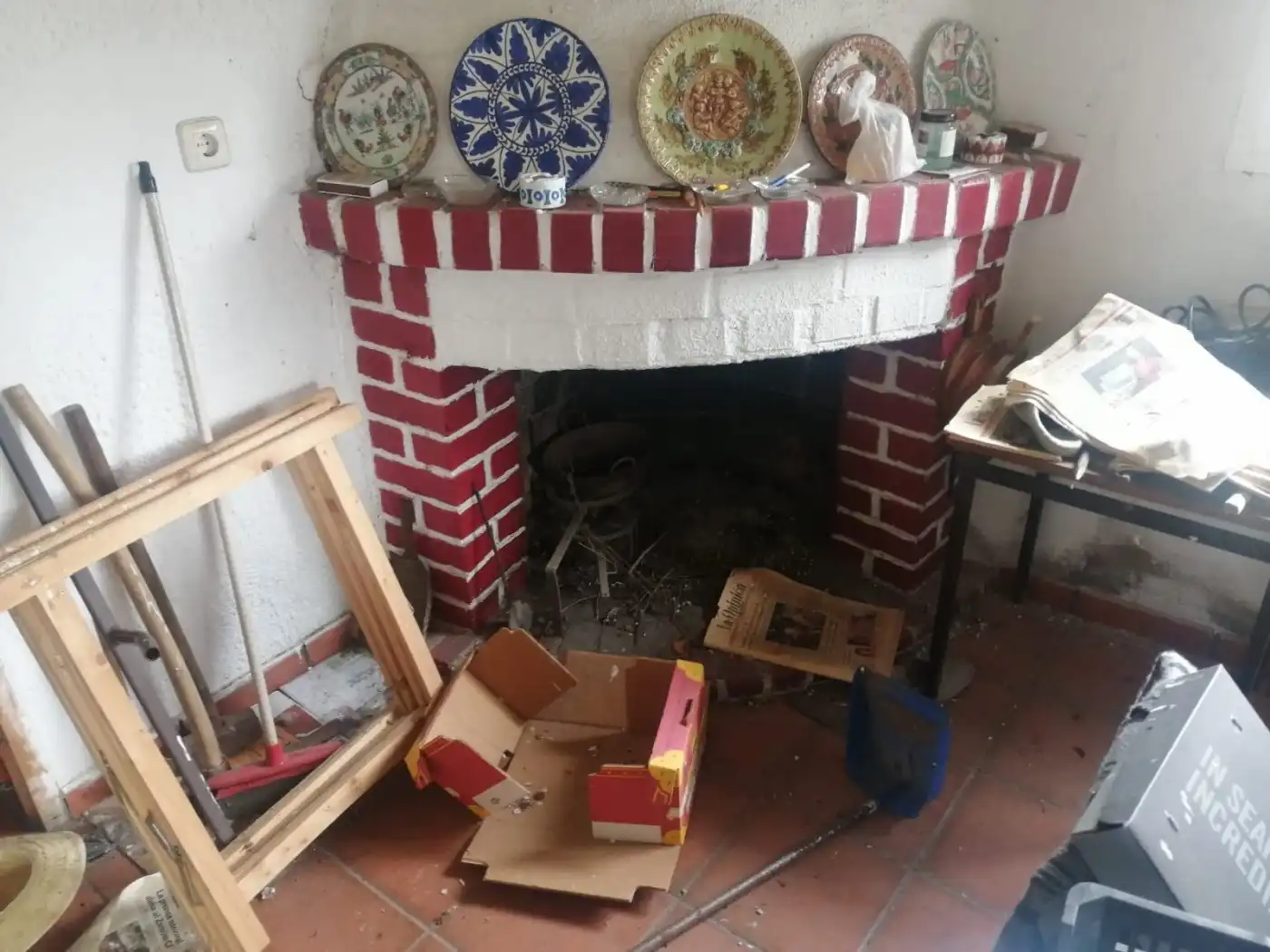 Sala d'estar de Finca rústica en venda en La Hiniesta 