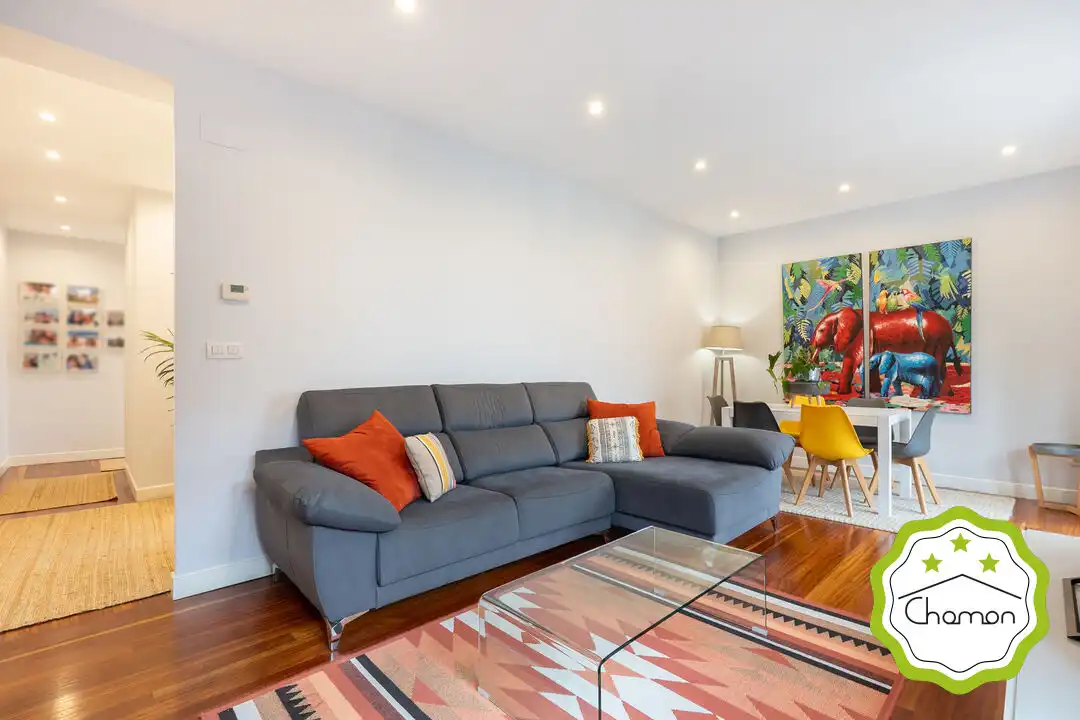 Wohnzimmer von Wohnung zum Verkauf in Portugalete mit Heizung, Terrasse und Abstellraum