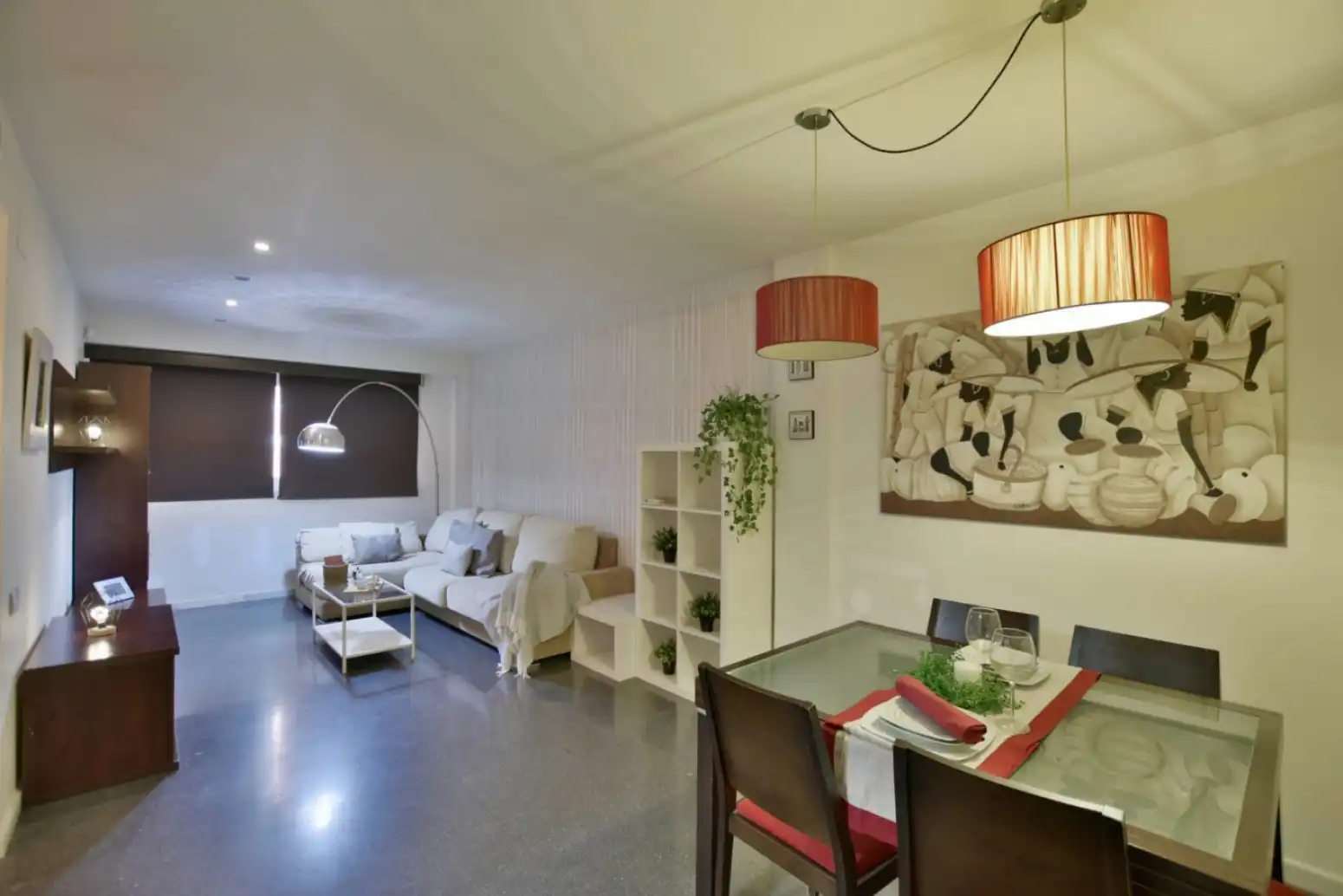 Sala de estar de Piso en venta en Rafelbuñol / Rafelbunyol con Trastero y Amueblado
