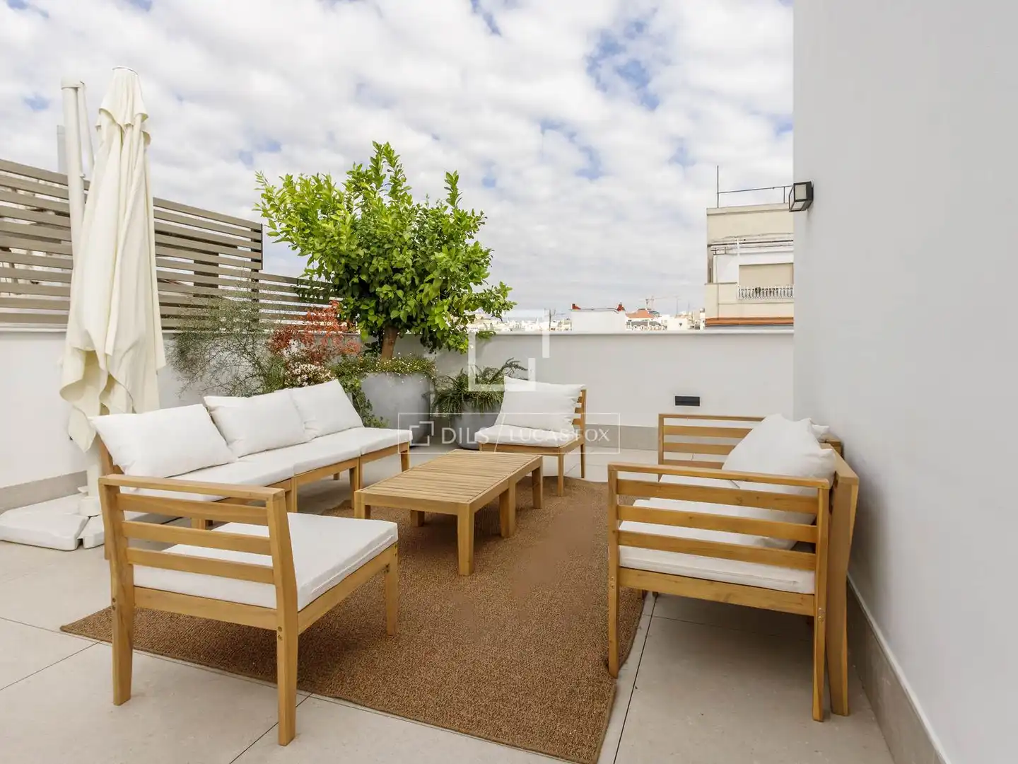 Terraza de Piso de alquiler en Madrid con Aire acondicionado, Terraza y Piscina