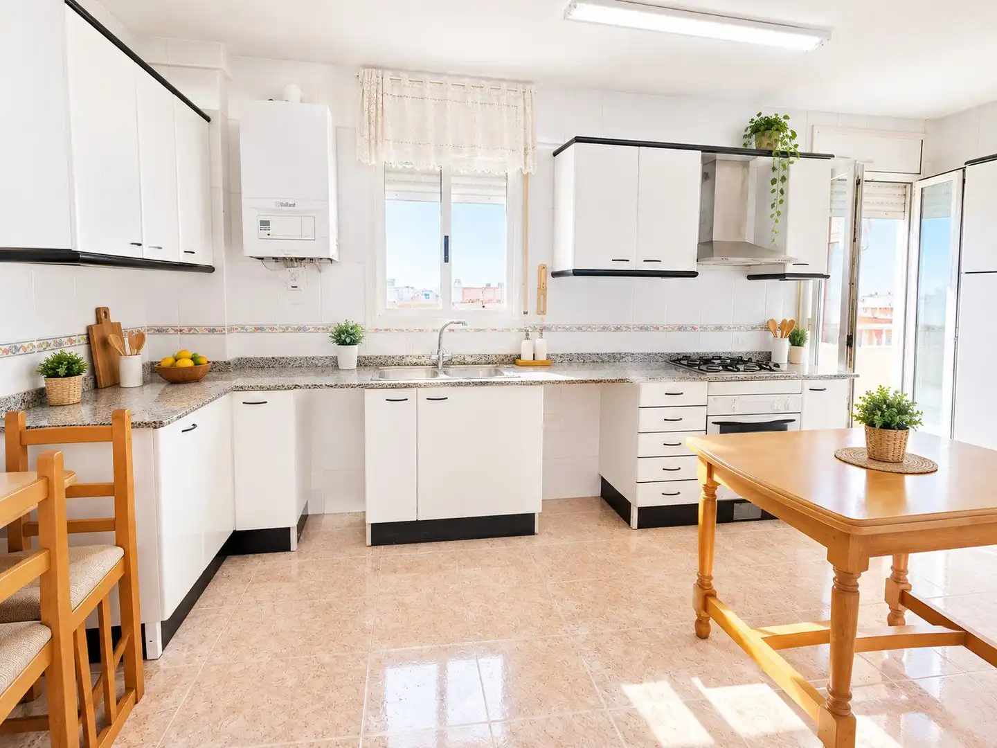 Kitchen of Attic for sale in El Vendrell  with Air Conditioner, Heating and Terrace